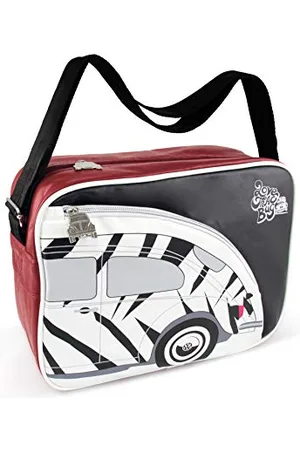 Brisa VW Collection - Volkswagen elegante borsa a tracolla regolabile, unisex, retrò/vintage, Maggiolino Beetle design