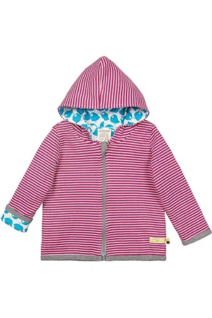 loud + proud Wendejacke aus Bio Baumwolle, GOTS Zertifiziert Giacca, (Orchid Oro), 98/104 Unisex-Bimbi