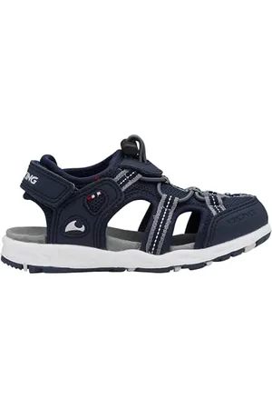 Viking THRILL, Sandali Sportivi Unisex - Bambini e ragazzi, Blu (Navy/Grey), 20 EU