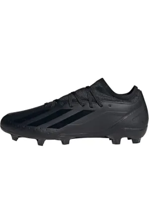 adidas X Crazyfast.3 Firm Ground Boots, Scarpe da Calcio Unisex-Adulto, Core Black/Core Black/Core Black, 46 EU