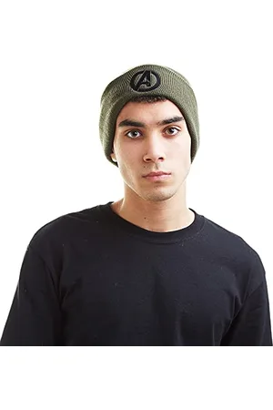 Marvel Avengers Logo Cuffia, (Olive Old), Taglia Unica Uomo