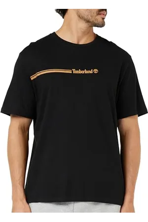 Timberland Short Sleeve Tee 3 Tier3 T-Shirt, Black, M Uomo