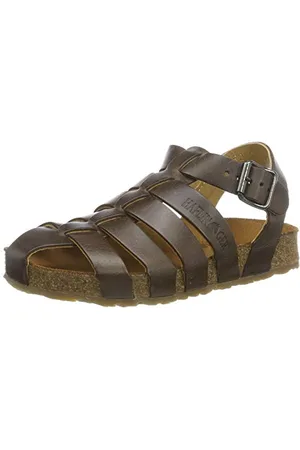 Haflinger Pepe, Sandali con Cinturino alla Caviglia, Marrone (Dunkelbraun), 25 EU