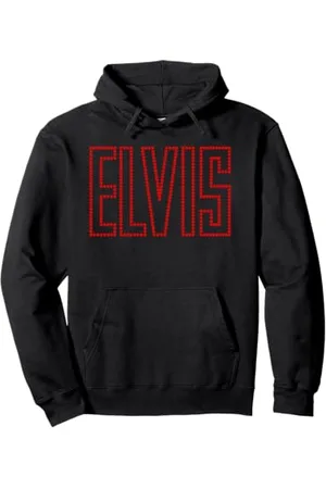Elvis Presley Official 68 Comeback Sign Felpa con Cappuccio