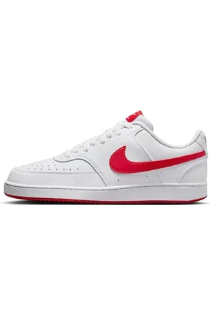 Nike Court Vision Low Next Nat, Sneaker Donna, White/University Red, 44 EU