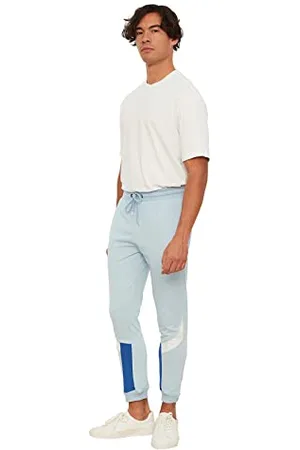 Trendyol Male Regular Fit Tire TICE Paneled Tracksuit Pantaloni della Tuta, S Uomini