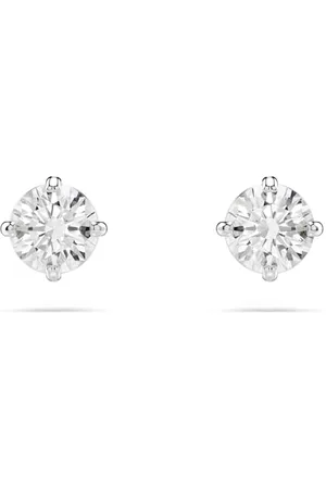 Swarovski Orecchini a lobo Attract, Rotondo, piccola, , Placcato rodio