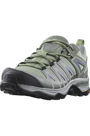 Salomon X Ultra Pioneer Aero Scarpe da Hiking da Donna, Tenuta del piede sicura, Stabilità e ammortizzazione, Grip superiore, Oil Green, 36 2/3