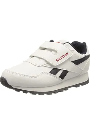 Reebok Royal Rewind Run Alt, Sneaker Unisex - Bambini e ragazzi, Ftwr White Vector Navy Vector Red, 27.5 EU