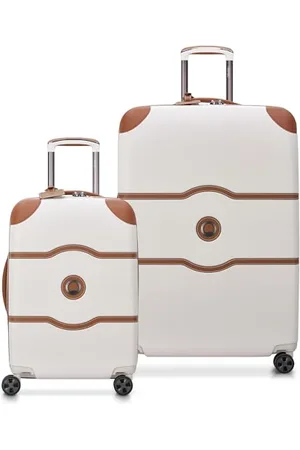 Delsey Delsey 2 Piece Set 21/28, Chatelet Hardside Bagagli con Ruote Spinner, (Blanc Champagne), Taglia Unica