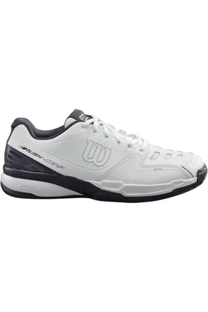 Wilson Rush Comp LTR, Tennis Shoe Unisex-Adulto, White/White/Ebony, 42 EU