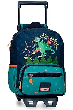 Enso Dino artist Preschool Zaino con Trolley 23x28x10 cm Poliestere 6,44L