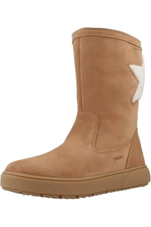 Geox J Theleven Girl WPF, Stivale alla Caviglia, Marrone (Whisky), 31 EU