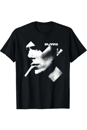 David Bowie Music Rock Cross Smoke Maglietta