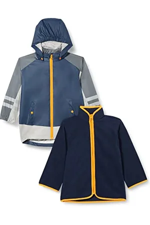 Playshoes Giacca funzionale impermeabile 3 in 1, Giacca antipioggia impermeabile Unisex - Bambini e ragazzi, , 98