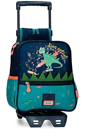 Enso Dino artist Preschool Zaino con Trolley 23x25x10 cm Poliestere 5.75L