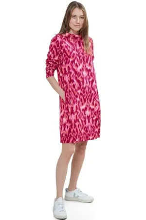 CECIL Abito Stampato AOP Vestito, (Pink Sorbet), S Donna