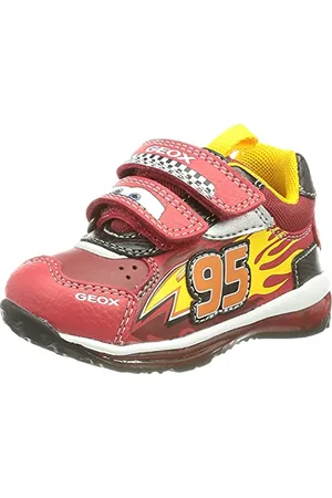 Geox B Todo Boy B, Sneakers Bambini e ragazzi, Rosso/Nero (Red/Black), 20 EU