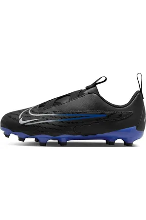 Nike JR Phantom GX Academy FG/MG, Sneaker, Black/Chrome-Hyper Royal, 38 EU