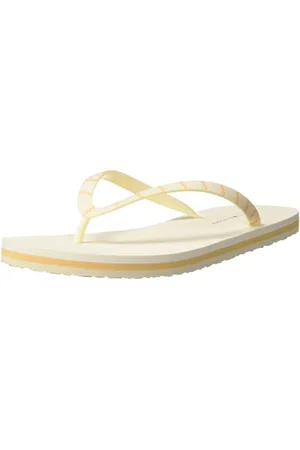 Tommy Hilfiger Infradito Donna Tommy Essential Beach Sandal Scarpe da Mare, Avorio (Feather White), 41 EU