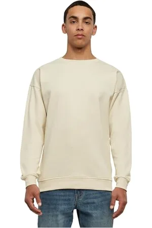 Urban classics Felpa Uomo Oversize a Maniche Lunghe, Maglione per l´inverno, Polsini e Vita Elastici, Colore , Taglia M