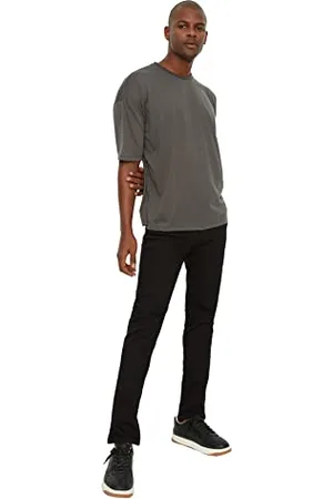 Trendyol Black Male Skinny Not Fading Jeans, 30 Uomini