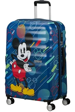 American Tourister Wavebreaker Disney FL - Spinner M, Suitcase, 67 cm, 64 L, (Mickey Future Pop)