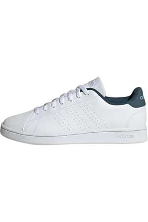 adidas Advantage Base Shoes, Scarpe Uomo, Cloud White/Cloud White/Arctic Night, 39 1/3 EU