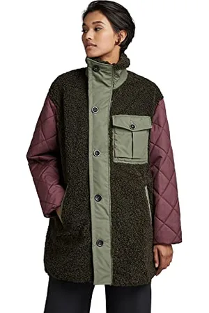 G-Star Donna Teddy Mix Jacket, (asfalt D22042-C454-995), S