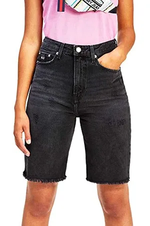Tommy Hilfiger Harper Denim Bermuda SSPBBRD Pantalocini, , NI31 Donna