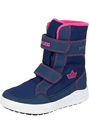 LICO Namsos V, Stivali da Neve, Bambine e ragazze, Blu Marine/Rosa, 34 EU