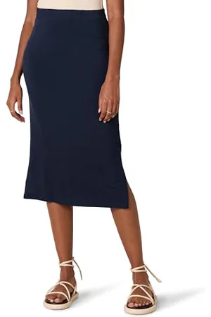 Amazon Gonna Media in Maglia con Elastico in Vita (Taglie Forti Disponibili) Donna, , XXL Plus