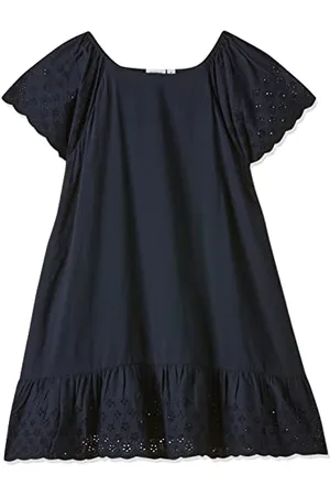 NAME IT Nkffiona Capsl Dress Noos Vestito, Zaffiro Scuro, 134 Bambina