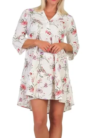 VERO MODA Vmeasy Joy-Abito Corto a 3/4 Wvn Ga Estivo, , S Donna