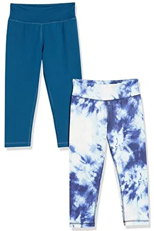 Amazon Leggings in Stile Capri da Allenamento Bambine e Ragazze, Pacco da 2, , 3 Anni