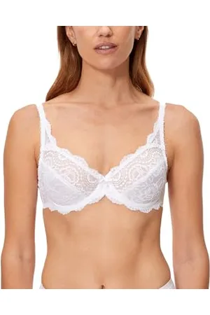 Playtex Reggiseno con Ferretto Flowery Lace in Pizzo Sostegno Perfetto Donna x1, , 8E