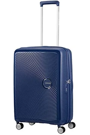 American Tourister Soundbox - Spinner M Extensible Suitcase, 67 cm, 71.5/81 L, (Midnight Navy)