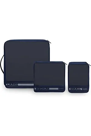 Samsonite Pack-Sized, set di 3 organizer per bagagli, 14/22/30 cm, (Navy)