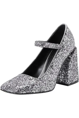 Pinko Claudie Mary Jane Glitter, Scarpa Donna, ZZI_Canna Fucile Free, 38 EU