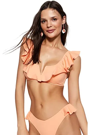 Trendyol Top Bikini in Maglia Bralette da Donna Costumi da Bagno, , 0