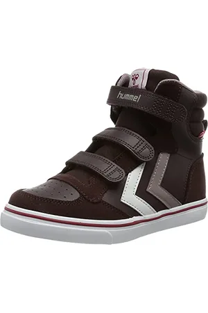 Hummel Stadil Pro Jr Scarpe da Ginnastica Unisex Bambini, Nero (Fondente), 27 EU