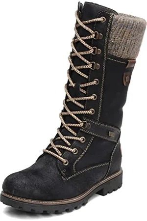 Remonte D7477, Stivali da Neve Donna, Nero (Schwarz/Nero/Kastanie/Graphit 02), 38 EU