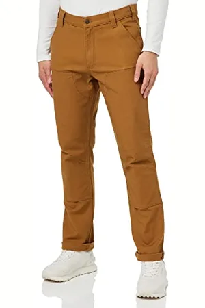 Carhartt Pantaloni da lavoro in tessuto Duck Rugged Flex® rinforzato sul davanti, Straight Fit Uomo, ® Brown, W32/L30
