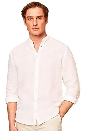 Hackett Hackett Lino Tinto in Capo P Camicia, , M Uomo