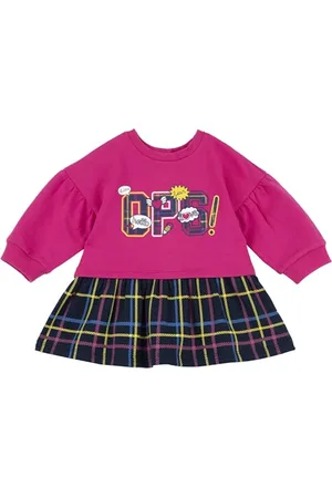 chicco Vestito A Maniche Lunghe, Vestito Casual Bimba 0-24, , 9 Mesi