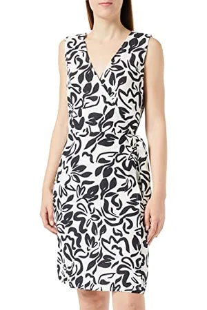 Pieces® PCLARISA SL Short Wrap Linen Dress Vestito, , S Donna