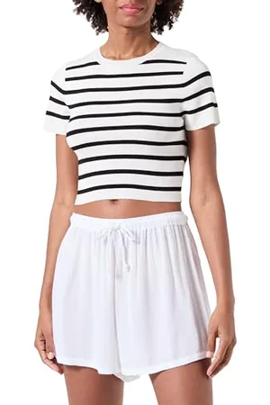 Tommy Hilfiger Pantaloncini Donna Beach Short Corti, (White), XL