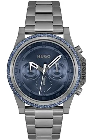 HUGO BOSS Orologio analogico multifunzione al quarzo da uomo Collezione #BRAVE con cinturino in acciaio inossidabile con cinturino in acciaio inossidabile - 1530350