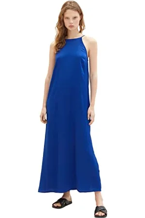 TOM TAILOR 1036609 Vestito, 14531-Shiny Royal, XXL Donna