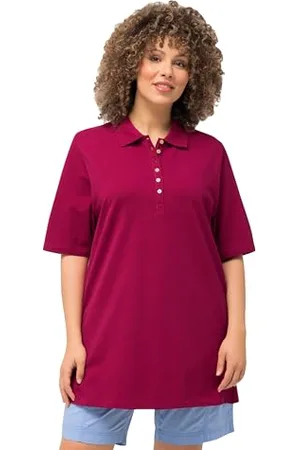 Ulla Popken Polo Hemd_637297, Camicia Attillata